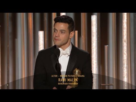[HD] Rami Malek Wins Best Actor | 2019 Golden Globes