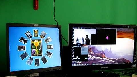 Hand Track as3 application interface with kinect