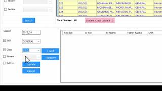 Class Update   Student   VIDYA The School Management   VK SOFT screenshot 2