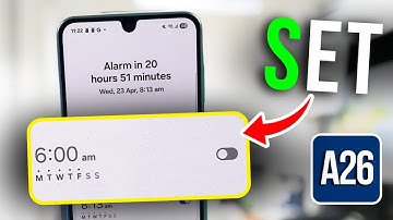 How to Set Up an Alarm on Your Samsung Galaxy A26 - Easy Step-by-Step Guide
