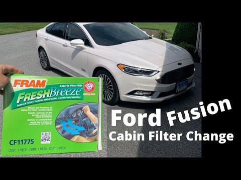 How To Replace Ford Fusion Cabin Air Filter