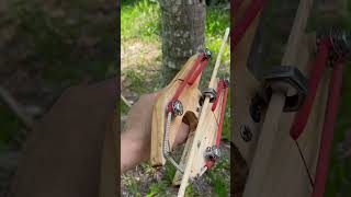 Handcraft a simple wooden crossbow # Craft Idea # DIY # Unique design
