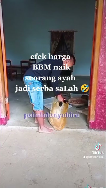 TikTok LUCU, ANAK DIMASUKIN TAS KRESEK