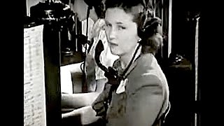 "Feminine Presence" Telephone Operators When Hundreds Of Them Said "Long Distance"- 1939