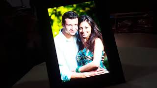 HD LED Backlit Photo with Frame   7 5x11 5