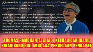 Alhamdulillah Thomas Ramdhan Tak Jadi Keluar Dari Band Gigi Personil Band Akui Ada Salah Paham