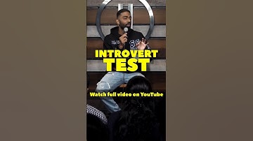 Introvert? | Pranit More | #shorts #standup #comedy #introvert #rjpranit