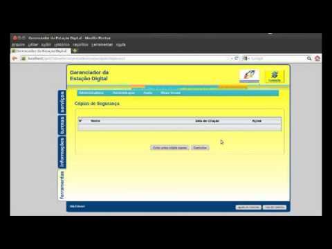 Tutorial Gerenciador da Estação Digital - GED - aba Ferramentas