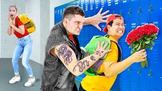 MY BOYFRIEND IS A BULLY! | FUNNY SITUATIONS AT SCHOOL BY CRAFTY HYPE