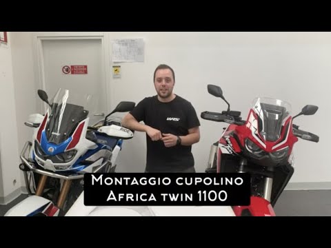 WRS WINDSCREEN INTERMEDIO SMOKED HONDA AFRICA TWIN CRF 1100 2020-2023 video