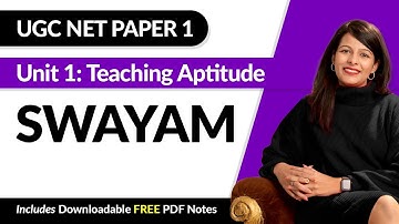 UGC NET Paper 1 | Complete Lecture on SWAYAM | Unit 1: Teaching Aptitude | Arpita Karwa