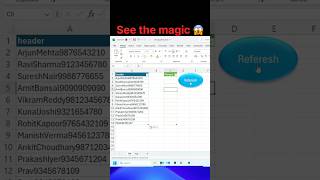 Excel Magic Trick 😱🔥 | Power of Power Qery | #trendingshorts #viralshorts #trendingreels #shorts
