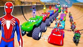 GTA V FNAF, THE AMAZING DIGITAL CIRCUS, POPPY PLAYTIME CHAPTER 3 Join in Epic New Stunt Racing Game