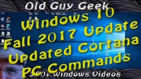 Logoff, Restart or Shutdown PC with Cortana - Windows 10 Fall 2017 Creators Update