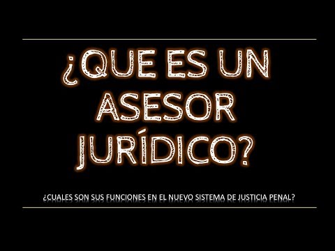 ¿Que es un asesor jurídico y cuales son sus funciones en el NSJP? hqdefault