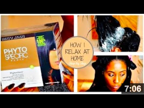 How I Relax My Hair Youtube