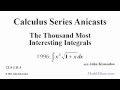 The Thousand Most Interesting Integrals #996