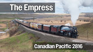 The Empress: CP 2816  Final Spike Anniversary Steam Tour