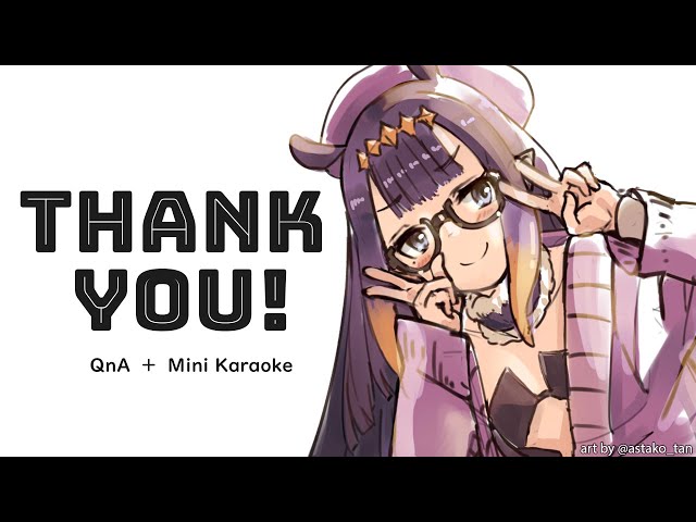 【Q&A】 THANK YOU!!のサムネイル