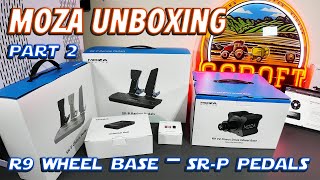 R9 Wheel Base & SR-P Pedals | MOZA TSW Truck Wheel | Unboxing Video Part 2