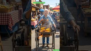 This Handmade Machine Actually Works! #shorts #ViralShorts #DIYMachine #DIYFarm