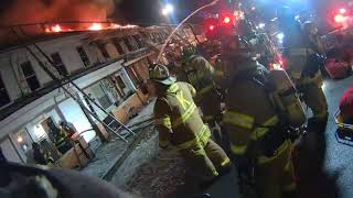 Multi Alarm fire with Hose Bed charged South Shamokin street, Shamokin, Pa