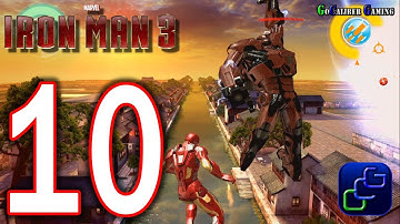 IRON MAN 3: The Official Game Android Walkthrough - Part 10 - Defeat CRIMSON DYNAMO @ China