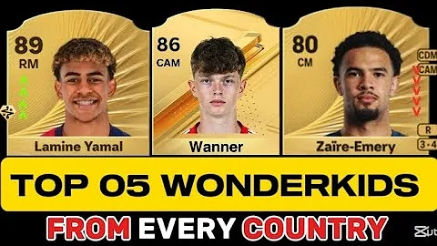 BEST WONDERKIDS FROM EVERY COUNTRY EVER FC 26😯 FT.Lamine yamal, Wanner..
