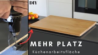 Zu kleine Küchenarbeitsplatte? Kitchen countertop DIY/Küchenarbeitsplatte selber bauen