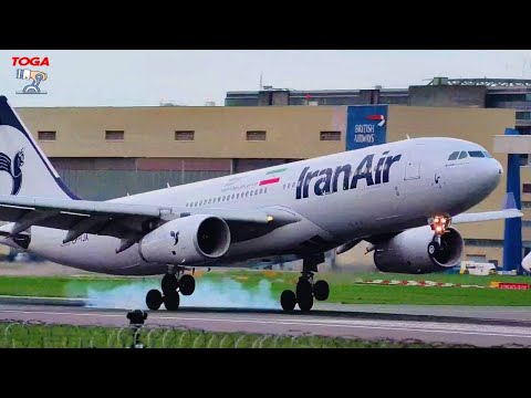 IRAN AIR AIRBUS A330-200 ✈️ GO AROUND ✈️ TOGA !