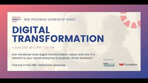 Digital Transformation | RISE Workshop Series