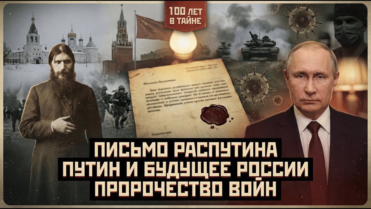 Запретное письмо Распутина на 100 лет сбылось ВСЁ — от расстрела царя до пандемии и интернет рабства