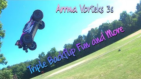 Backflipping Fun with Arrma Vorteks 3s