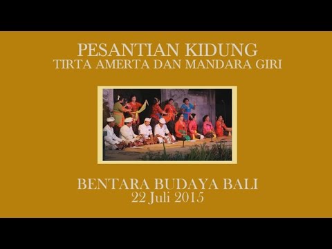 Pesantian Kidung Tirta Amerta Dan Mandara Giri