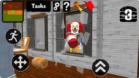 Neighbor Clown. Scary Escape Level 6-10