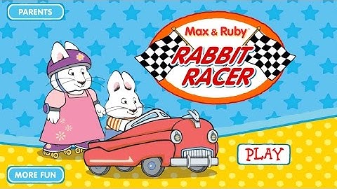 Max & Ruby: Rabbit Racer - App Gameplay