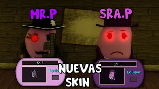 Como conseguir a las skins de Mr.p Y Sra.p  PIGGY:But it's 100 players #Piggy #update