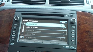 New 2012 Chevrolet Tahoe LTZ Navigation System