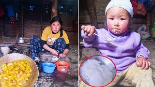 Mom Jina Cooking meal for Jonson || Young shephards life in Pastoral Nepal @pastorallifeofnepal