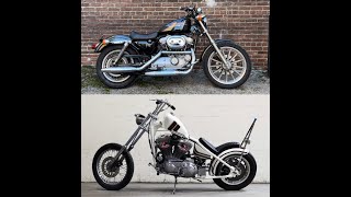 1997 Sportster Chopper!!! Before and After