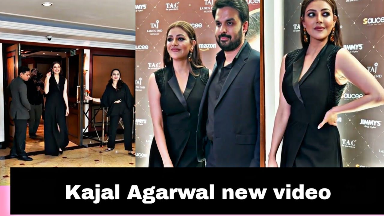 Kajal Agarwal new video|Kajal Agarwal new black look - YouTube
