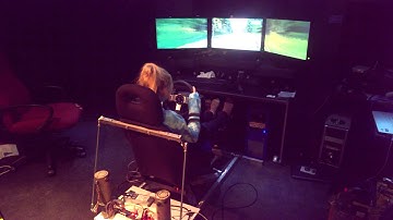 2DOF prototype motion simulator. 12 volt motors