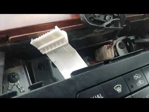 How to remove original stereo on Nissan Elgrand E51