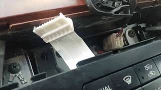 How to remove original stereo on Nissan Elgrand E51
