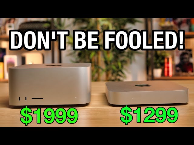 M2 Mac Studio VS M2 Mac mini - DON'T BE FOOLED! class=