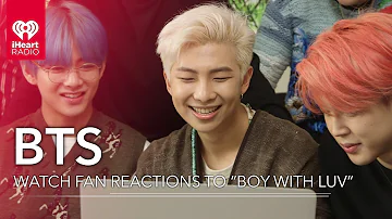 BTS React To Fans Watching "Boy With Luv"  Music Video For The First Time!