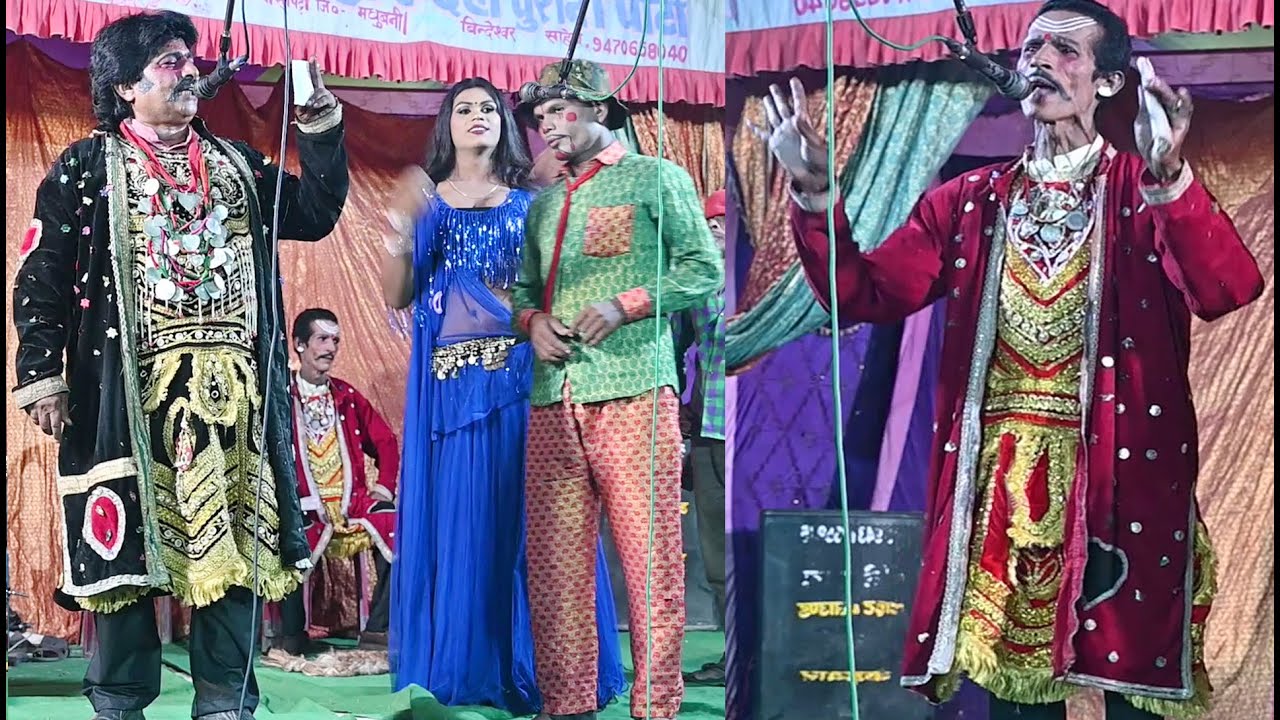 कारीबॉस मैथिली कॉमेडी नाच #संबल की गढ़ लड़ाई भाग-09 #maithili comedy programe