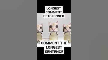 LONGEST COMMENT GETS PINNED!#comment #cat #shorts #blowup #trending #pin #longest #viral#ytshorts