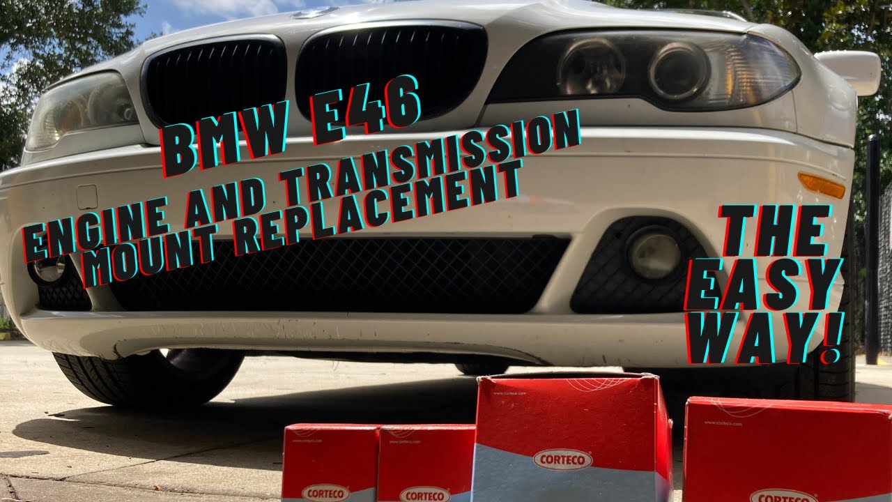 How to replace BMW E46 motor and transmission mounts. The EASY WAY ...
