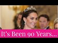 Kate Middleton Debutes the HISTORIC Strathmore Rose Tiara After 90 Years in the Royal Vaults image